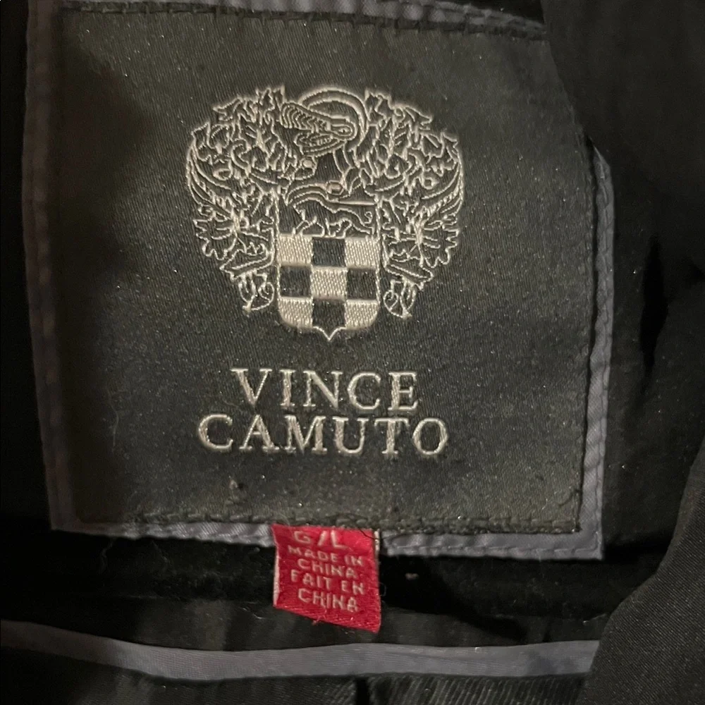 Vince Camuto Black Hooded Parka
